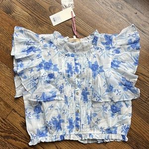 nora top in strong current - NEVER WORN NWT